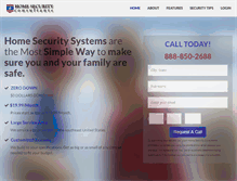 Tablet Screenshot of homesecurityconsultants.net